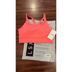 LSKD Accelerate Sports Bra Pink Lemonade WBRA01427-Pink Lemonade-L New Large